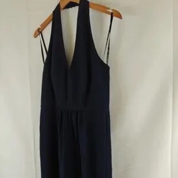 Black Halo Navy Backless Dress - Picture 5 of 8